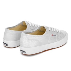 Superga Unisex 2750 Lamew Metallic Sportschoenen voor volwassenen (Grijs Zilver)