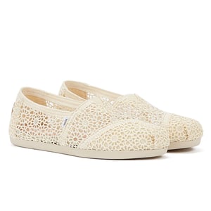 Toms Apargata Crochet Natural Espadrilles Dames Sandaal Beige