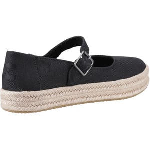 TOMS Carolina Mary Jane Polyester Vrouwen Zwarte Espadrilles