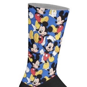 Lange uniseks sokken met elastische print