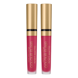 2 x Max Factor Colour Elixir Soft Matte Liquid Lipstick - 025 Framboos
