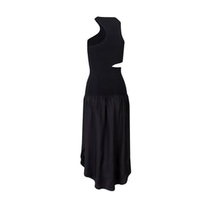 Stella Mccartney zijden maxi-jurk met uitsnijding