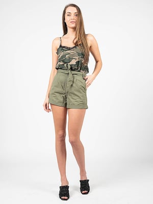 Pepe Jeans shorts Kaylee Vrouw groen