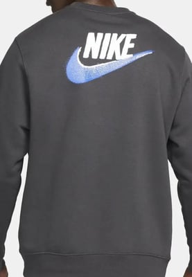 Nike Standard Issue Crew trainingspak voor heren in donkerrookgrijs