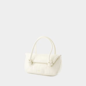 Knot Sm Schoudertas - Jil Sander - Leer - Beige