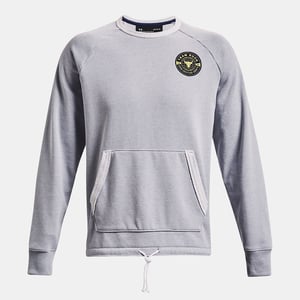 Under Armour Project Rock Heren Grijs Zwaargewicht Terry Sweater