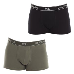 Pack-2 Ademende stoffen boxers met anatomische voorkant KL2014 heren