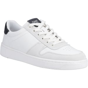 TOMS TRVL Lite Court Leather Heren Wit/Zwart Trainers