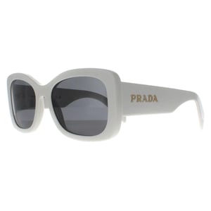 Prada PRA08S 1425S0 talk donkergrijs zonnebril