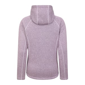Mountain Warehouse Dames/Dames Nevis Bontgevoerde Full Zip Hoodie (Paars)