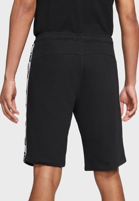 Nike NSW Repeat Heren Fleece Shorts Zwart