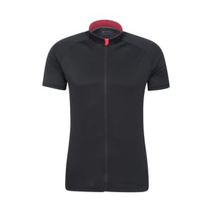 Mountain Warehouse Heren Roubaix Full Zip Fietstop (Jet Zwart)