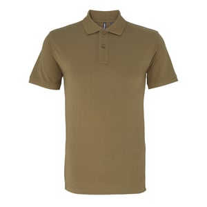 Asquith & Fox Heren Poloshirt met korte mouwen (Khaki)