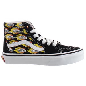 Vans Flame Logo Repeat SK8-Hi Zwart Kinderschoenen