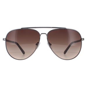 Guess GU00059 09F mat gunmetal bruin gradiÃ«nt zonnebril