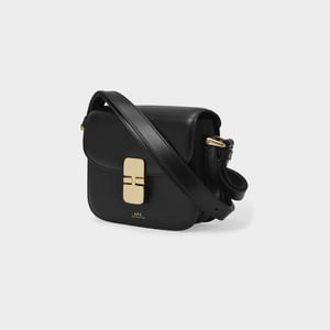 Grace Mini-tas - A.P.C. - Leer - Zwart