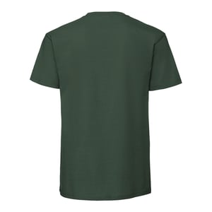 Fruit of the Loom Heren Iconic Premium Ringspun Katoen T-Shirt (Fles groen)