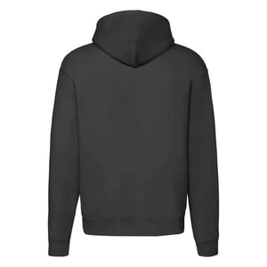 Fruit of the Loom Unisex Adult Premium Full Zip Hoodie (Zwart)
