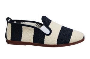 Flossy Style Amara Heren Navy/Crème Plimsolls