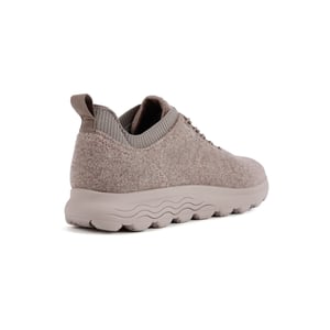 Geox D Spherica A Wollen Blend Damessneakers In Donkerroze