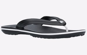 Crocs Crocband Flip Croslite Rubberen Zwarte Slippers