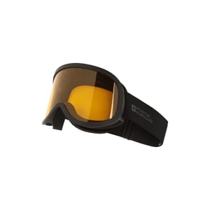Mountain Warehouse Skibril voor volwassenen (Zwart)