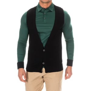 Herenvest met V-hals en knoopsluiting BEH0224