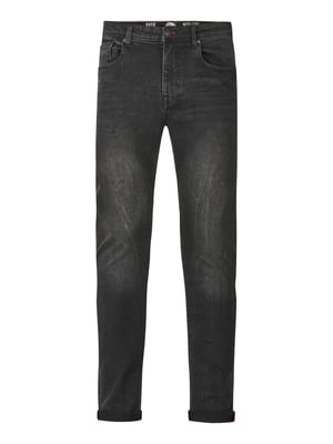 Petrol Industries - Heren Nash Narrow Fit Jeans  - Zwart