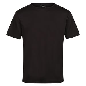 Regatta Heren Pro Reflecterend Vochtafvoerend T-shirt (Zwart)