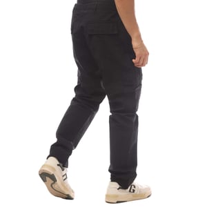 Herenbroek Marcelo Burlon Cross Nylon Cargo in Zwart-Wit