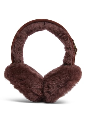 Dames Winter Superzachte Fluffy Bruine Oorwarmers Warme en Gezellige Oorwarmers