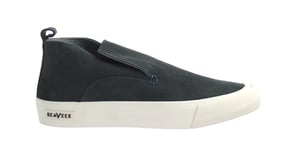 Seavees Huntington Middle Diep marineblauw suède herenschoenen