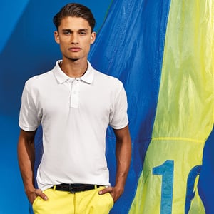 Asquith & Fox Heren Poloshirt met korte mouwen (Wit)