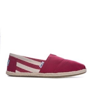 Toms Universiteitsklassieker Alpargata Rood Damesschoenen