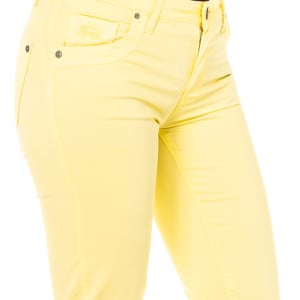 Stretch elastische broek met dun gesneden zomen LWT006 vrouw