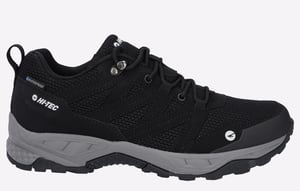 Hi-Tec Saunter WP Polyester Mesh Heren Zwarte Wandelschoenen