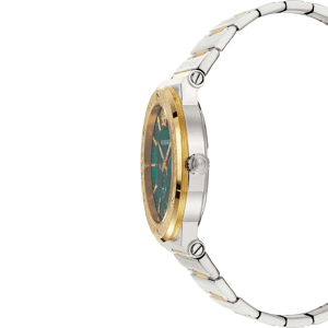 Versace VEVI00420 Herenhorloge Greca Tweekleurig Groen Wijzerplaat