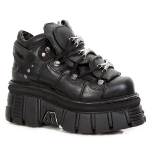 NEW ROCK 106-S29 TORENSCHOENEN metalen zwart lederen biker punk gotische laarzen