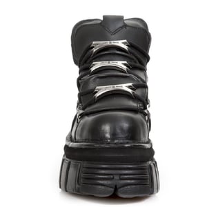 NEW ROCK 106-S29 TORENSCHOENEN metalen zwart lederen biker punk gotische laarzen