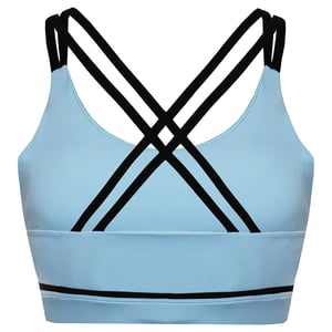 BoxRaw Valerie Dames Baby Blauw Sportbeha