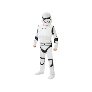 Star Wars Jongens Deluxe Stormtrooper Kostuum (Wit/zwart)