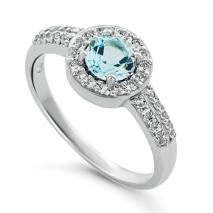 Orphelia 'Bristol' Dames 925 Sterling Zilveren Ring - Zilver ZR-7579/B