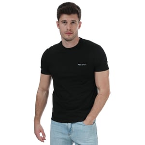 Armani Exchange Milano / New York T-shirt voor heren, zwart
