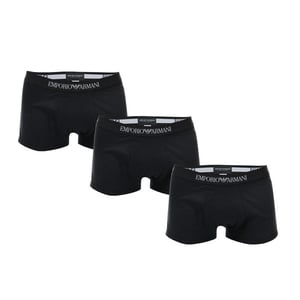 Heren boxershorts van Armani in een 3-pack in zwart
