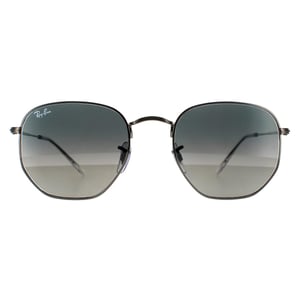 Ray-Ban zonnebril zeshoekige RB3548N 004/71 Gunmetal Dark Gray Gradiënt