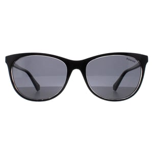 Polaroid Cat Eye Dames Zwart Kristal Grijs Gepolariseerd PLD 4161/S