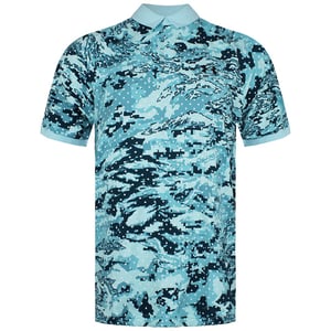 Under Armour Iso-Chill Penta Dot Heren Blauw Golf Poloshirt