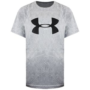 Under Armour Grijs T-shirt met groot logo voor kinderen