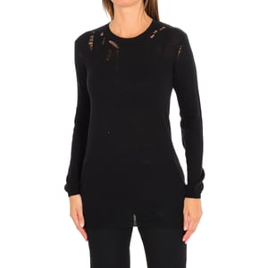 CAIMAN lange mouw blouse met ronde hals 17S2SR011 vrouw