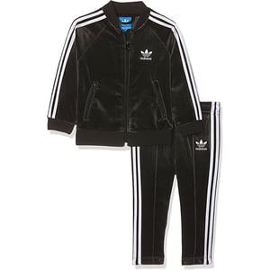 Adidas Velours Zwart Trainingspak